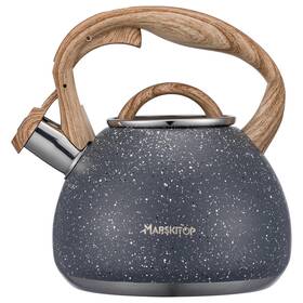 Marskitop Tk04 Tea Kettle Stovetop Whistling Pot For Stove Top Stainless Steel T