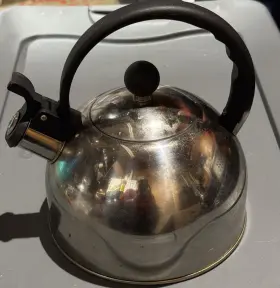 Hj2051b Martha Stewart Essentials Stainless Steel Whistling Teapot Macy S