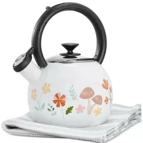 Hy30322 Martha Stewart Teakettle The Harvest Collection Enamel On Steel / 1.4 Quart New