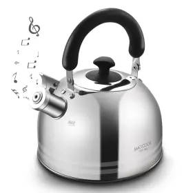 B0d5d99lmg Maxcook Whistling Tea Kettle 3.17qt/3l Stainless Steel Stovetop Teapot
