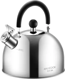 Mch5503 Maxcook 304 Stainless Steel Whistling Tea Kettle 3.17 Quart/3l Pot Suitable