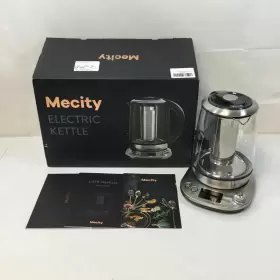 Hb-k002c Mecity Silver Clear Electric Kettle With Removable Infuser 1200w Used
