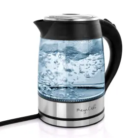 106530 Megachef 1.8lt Stainless Steel Body And Glass Electric Tea Kettle