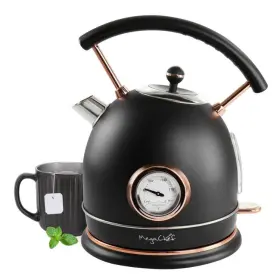 310118162m Megachef 1.8l Electric Tea Kettle Half Circle With Thermostat Matte Black