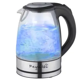 Megachef 313055493469 7 Cups 1.7 L Glass And Stainless Steel Electric Tea Kettle