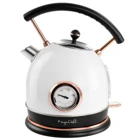 Mg-ktl2000w Megachef White 1.8 L 1500w Half Circle Electric Tea Kettle W Thermostat