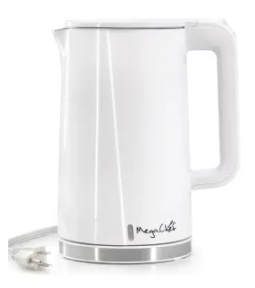 Mg-lt8718w Megachef White Kettle 1.7l Capacity Bpa Free Cool Touch Open Box