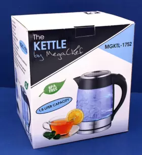 Mgktl-1752 Megachef Mega Chef 1.8 Liter Glass Electric Tea Kettle Hot Water