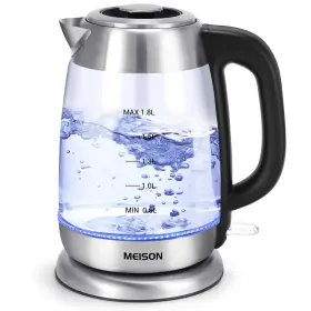 Meison 768490396675 Electric Tea Kettles Glass For Boiling Water Speed-boil Kettle Hot