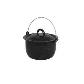 Mirro 094046107205 3.0 Quart Enamel Convex Kettle Black