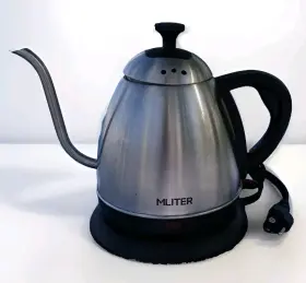 1000w-0.8l Mliter Ml-k001 Gooseneck Electric Kettle Thermometer Stainless Steel