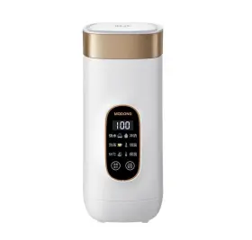 Md-dsb01b Modong Electric Kettle Portable Thermal Mug Lcd Heating Cup Water Boiler 650ml In White