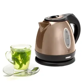 Moss & Stone 897038503247 Stainless Steel Electric Kettle Cordless Pot 1.2l Portable Hot Wate