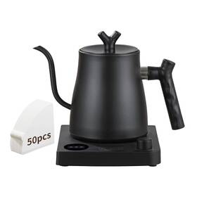 Moutius 735083580230 Water Kettle Gooseneck With 50pcs Coffee Filter 1 Temperature Contr