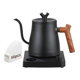 Moutius 735083580254 Water Kettle Electric Gooseneck With 50pcs Coffee Filter 1