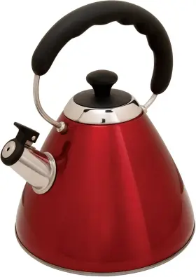 Mr. Coffee 085081068422 Hartleton Whislting Tea Kettle 2-quart Red