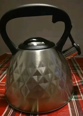 108075.01 Mr. Coffee Claredale Stainless Steel Whistling Tea Kettle 2.2-quart Brushed Sa