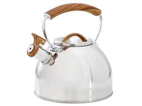 Mr. Coffee 510122637m Mr. Fremont 2 Quart Mirror Polish Stainless Steel Whistling Tea Kettle 5