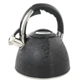 531933 Mr. Coffee 3 Quart Stainless Steel Whistling Tea Kettle With Stay Cool Handle B