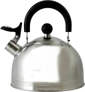 Mr. Coffee 744759475596 Carterton Stainless Steel Whistling Tea Kettle 1.5-quart Capacity Mirror Poli