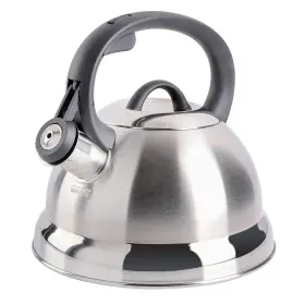 Mr. Coffee 767615626963 Flintshire Stainless Steel Whistling Tea Kettle 1.75-quart Brushed