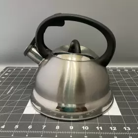 98586562m Mr. Coffee Flintshire Stainless Steel Whistling Tea Kettle Pot 1.75 Qt