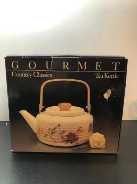 National Housewares 044228223957 Gourmet Country Classics 2 Quart Tea Kettle By