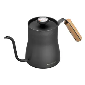 54695.01.01 Navaris 33.8 Oz 1 Fl L Gooseneck Kettle For Stove Top Burners - Stainless Ste