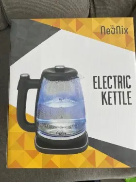 Shut-0ff Neonix Nx25001 Electric 2-liter Kettle. Automatic Rapid Water Boil Technology