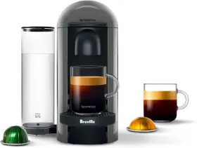 Bnv420gry1buc1 Nespresso Vertuoplus Coffee And Espresso Machine By Breville 8 Ounce Grey
