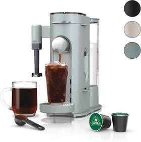 Ninja Pb051gb Pods And Grounds Specialty Single-serve Coffee Maker K-cup Glacier Blue