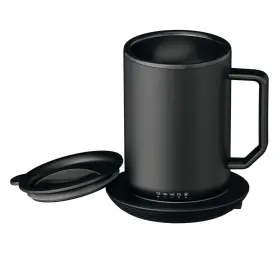 7560 No 12oz. Stainless Steel Self Heating Coffee Mug With Lid 3.5 Inch X 5