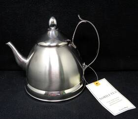 Nobili-tea 72231 Nobili-tea Stainless Steel Whistling 3-piece Kettle New
