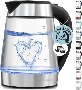 1500w Nobrand 195702024284 1.7l Fast Boil Kettle Auto Off Cool-touch Black