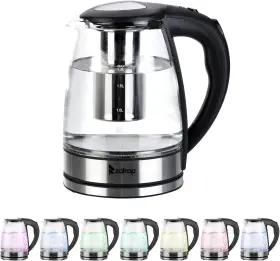 Hd-1861-a Nobrand 726084756380 110v 1200w 1.8l Electric Glass Kettle Us Plug