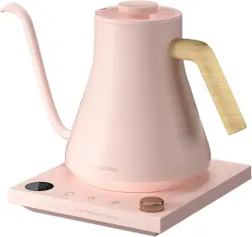 Cek-204t Nobrand Gooseneck Electric Kettle 1 Control 0.9l Quick Heat Stainless Steel Pink