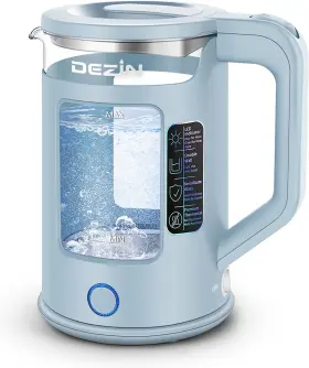 Dz350b Nobrand Electric Kettle With Keep Warm Bpa Free Glass Design 1.5l Led Auto Shut-off