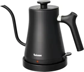 Pld-ye10 Nobrand 304 Steel Gooseneck Kettle 1l-1200w Auto Off Matte Black