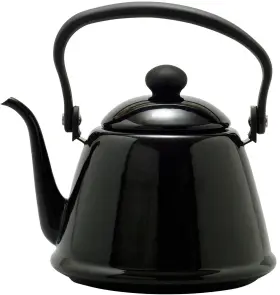 Noda Horo 699234197176 Drip Kettle Ii Enamel 0.6 Gal 2 L Induction Compatible Black Made In Ja