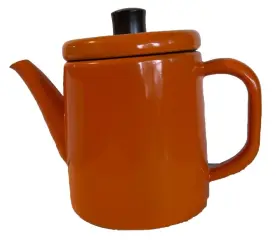 Ptr-1.5kor Noda Horo Ptr-1.5k Japanese Enamel Kettle Pottle 1.5l Orange In Box