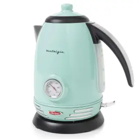 Nostalgia 082677004499 Retro Stainless Steel Electric Tea And Water Kettle 1.7 Liters Auto
