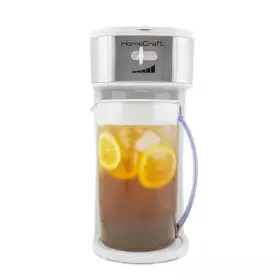 Nostalgia 445052369386 3 Qt. 12-cup White Stainless Steel Cafeft Ice Iced Coffee And Tea Brewing Syste