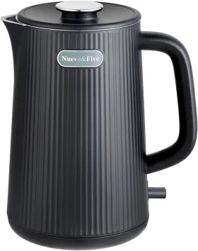 17-1f83b976ac Nueve&five 1.7l Electric Kettle Double Wall Tea Auto Black