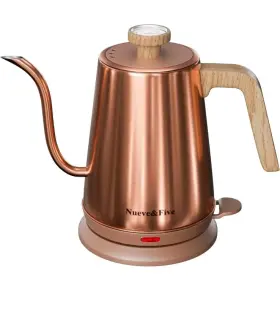 1000w Nueve&five 445056892880 Electric Kettle With Thermometer Copper Tea Auto Shut-off Coffee