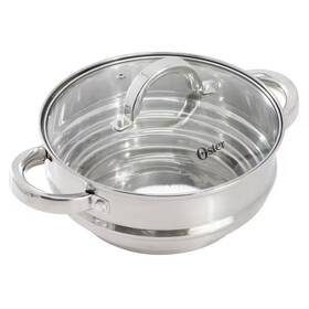 Oster 744759294289 Sangerfield 8 Inch Universal Stainless Steel Double Boiler With Lid