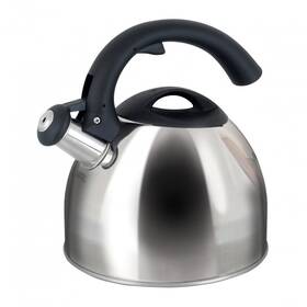 Oster Gib4042 Mr Coffee Steamline 2 Quart Whistling Stainless Steel Tea Kettle With Black H