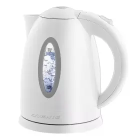 Ovente 313107234262 7-cup Bpa-free White Electric Kettle With Auto Shut Off Feature Boil-dry Protec