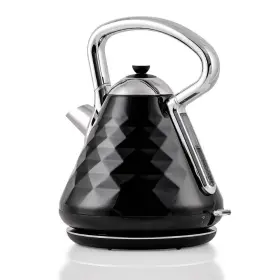 Ovente 445021896813 Black Electric Kettle With Boil-dry Protection And Auto Shut-off Large Capacity