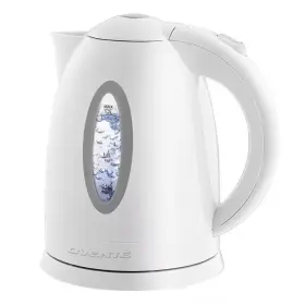 Ovente 445028548579 7-cup Bpa-free White Electric Kettle With Auto Shut Off Feature Boil-dry Protec