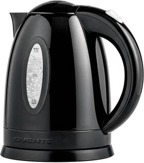 Ovente 445049138124 1.7l Electric Kettle Fast Boil Bpa-free Tea Coffee Maker Black